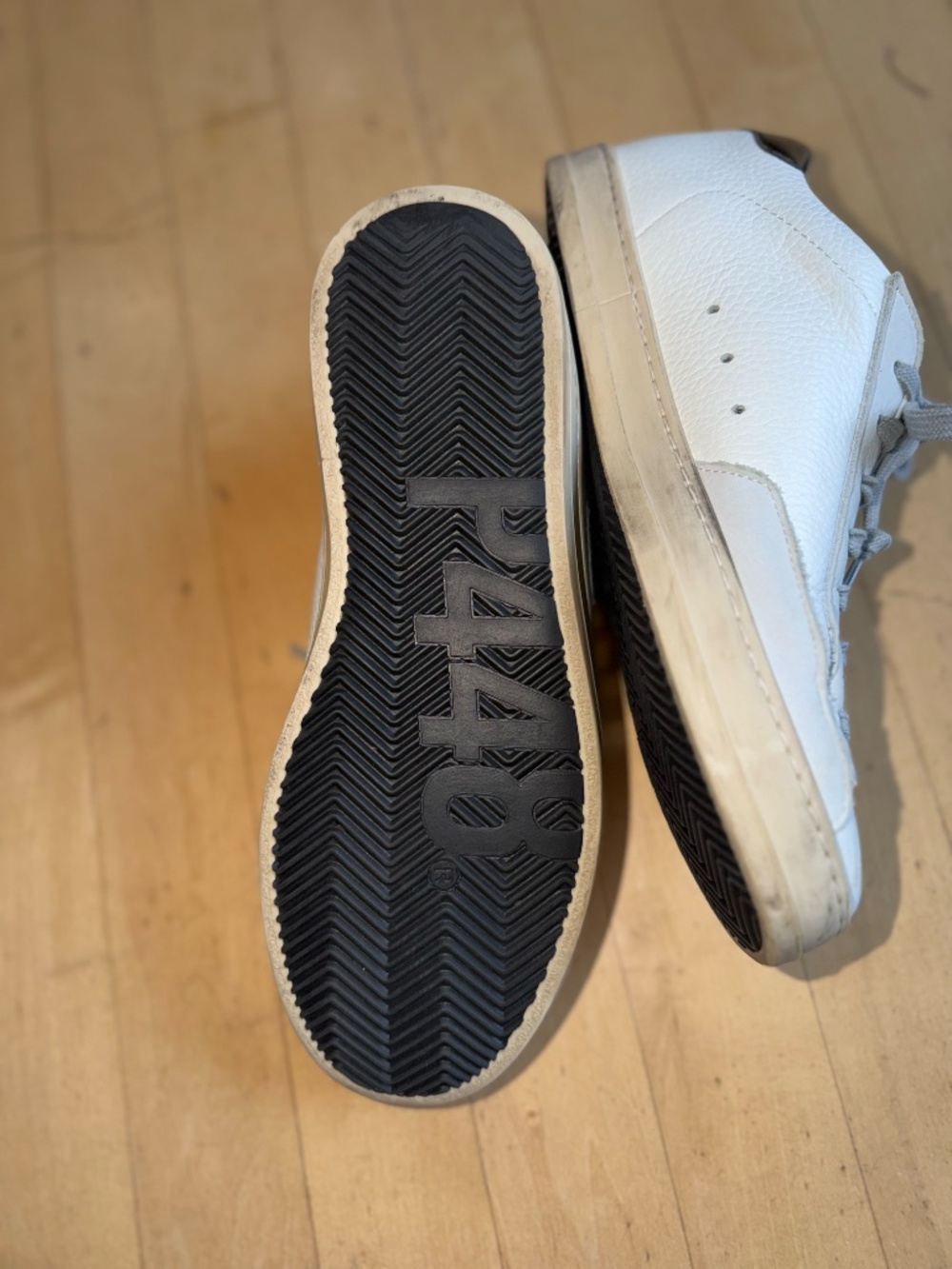 P448 White/Grey sneakers, 39 (8.5-9) GL1393 - Picture 3 of 9